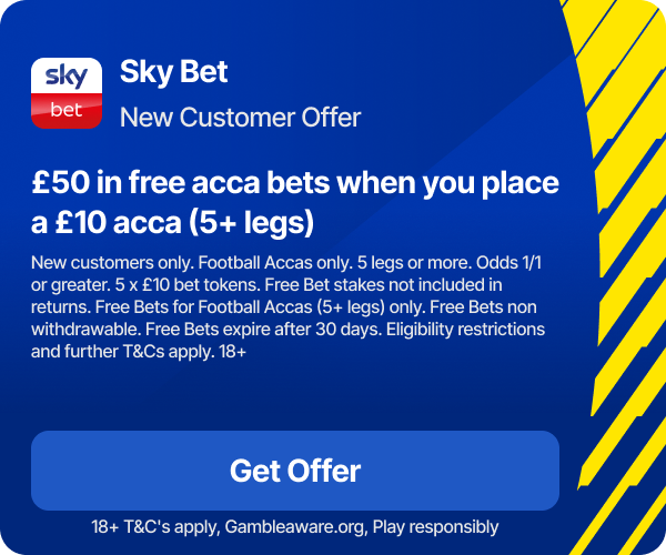 Sky Bet acca promo